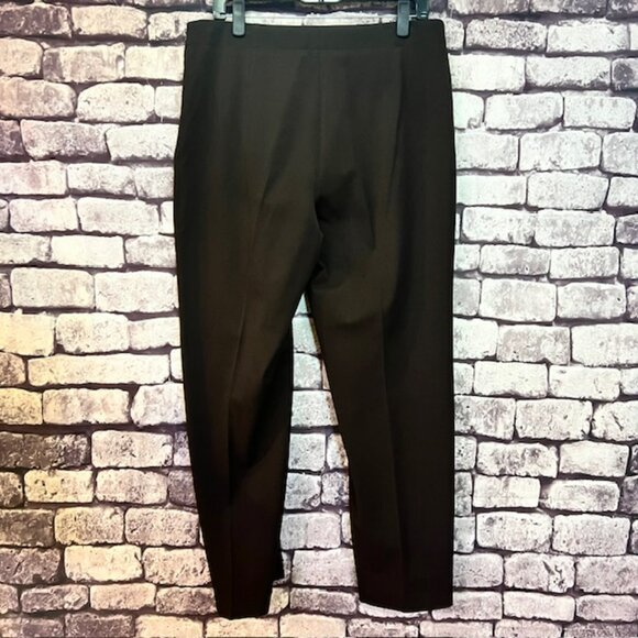 Talbots Brown Classic Slim Fit Dress Pants Size 14 - Picture 5 of 9
